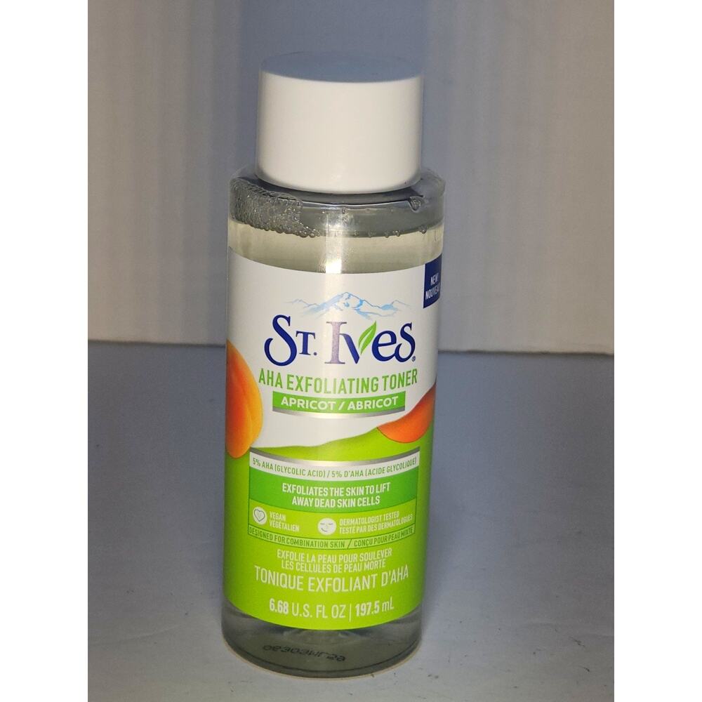 St. Ives Fragrance Free BHA Exfoliating Toner 6.68 Oz New